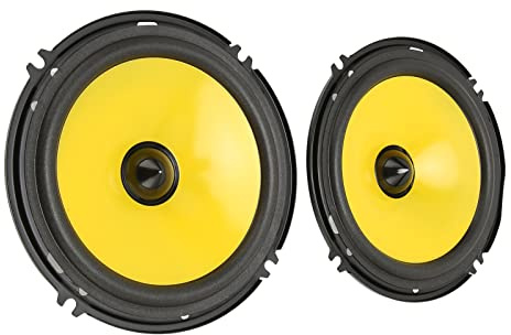 6.5 Inch Coaxial Car Speaker System, 600W High Power, Reduced Distortion, Professional Sound Quality, Heat Dissipating Voice Coil, Full Stereo Sound, for All Car Speaker Systems