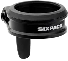 Sixpack gedichtete Sattelklemme 34.9/36.4 schwarz: Größe: 34.9