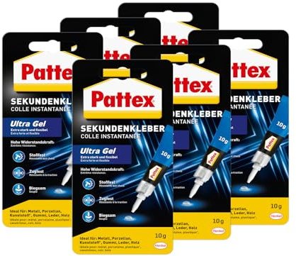 Pattex Sekundenkleber Ultra Gel (6er Pack (6x 10g))