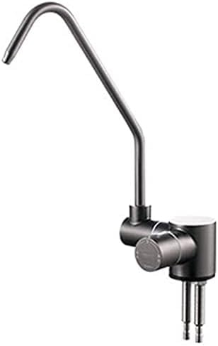 Trinkwasserfilter-Wasserhahn, Fenster-Wasserhähne, 360-Grad-Drehung, Küchenspüle, Luftreiniger, Wasserhahn, Passend Für Trinkwasserfiltersysteme, Küchenspüle-Wasserhahn, Schwarz, A,Gebürstet-c