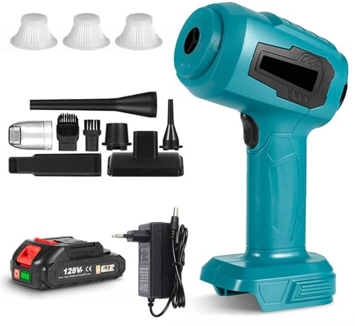 Vulaop Handstaubsauger,28000 Pa Leistungsstarker Handstaubsauger Akku, 4 In 1 Leichtes Staubgebläse & Staubsauger,USB Wiederaufladbarer Mini Staubsauger Für Auto/Büro/Haus (1 batterien 1 ladegerät)