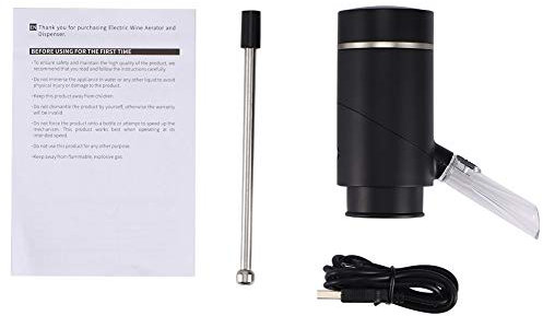 Decanter elettrico intelligente, dispenser per vino rosso ad alta pressione, aeratore per vino versatore, strumento di decantazione Accessori per vino per feste in casa