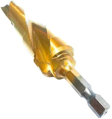Stufenbohrer Set 1/4 Zoll Sechskantschaft Hochgeschwindigkeitsstahl Stufenbohrer Für Aluminium Blech Holz Lochbohren Kegel