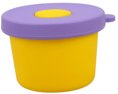 Toyvian Silikon-lebensmittelbehälter für Babynahrung Luftdicht Verschlossener Aufbewahrungsbehälter Kompatibel für Brei Püree und Kekse mit Sicherem Deckel und Integrierter Waage