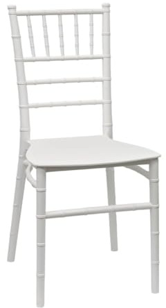 Sedia Chiavarina, Design Classico, Colore Bianco, per Matrimoni ed Eventi