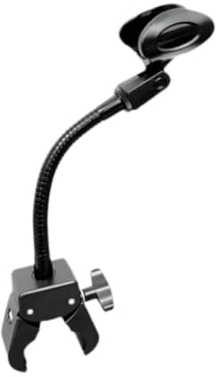 Colcolo Einstellbarer Mic -Ständer Schwierigkeiten mit der Roundrohrklemme Easy Montage Schwanenhals -Mikrofonhalter für die Rundfunk, für 28 bis 40 Mm