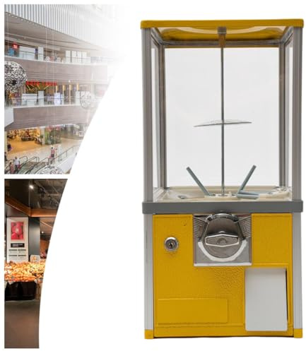 Distributore Automatico Caramelle, Distributore Dolciumi Yellow-26*29*53cm