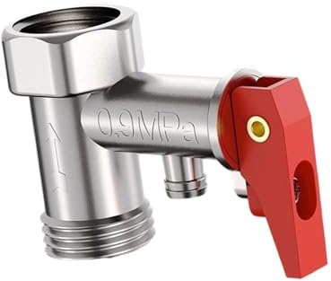 Water Heater Valves Brass Universals Pressure Relief Valves 1/2inch Electric Waters Boiler Regulator for Water Heaters Systems