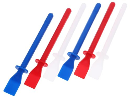 6 Stück Tragbare Klebstoffverteiler für Selbstgemacht Lederarbeiten | Pp Copolymer, Flexible Spitze und Angenehme Griffform, für Karton und Pappe bei Sondermustern Zufällige Farbe