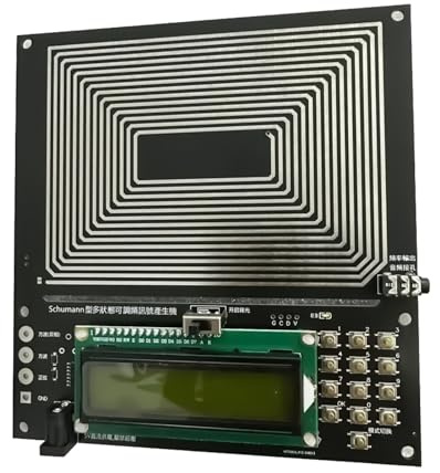 AMISENK Bordo del generatore di frequenza sinusoidale di frequenza regolabile da 0.1Hz a 30kHz con l'uscita invertita delle onde quadrate dell'alimentazione elettrica DC5521
