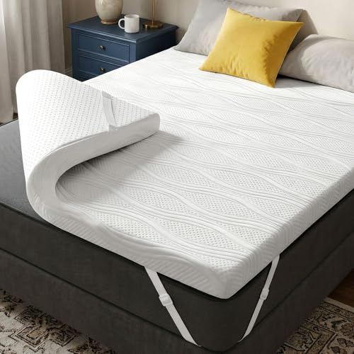 Treeboy Matratzen Gel Topper 140X200Cm Mattress Matratzentopper 7cm Hoch | Matratzenauflage Matratzenschoner Spannbettlaken Tatami Matte Atmungsaktiv Schlafsofa Ergonomischer H2/H3 Waschbar Öko-Tex