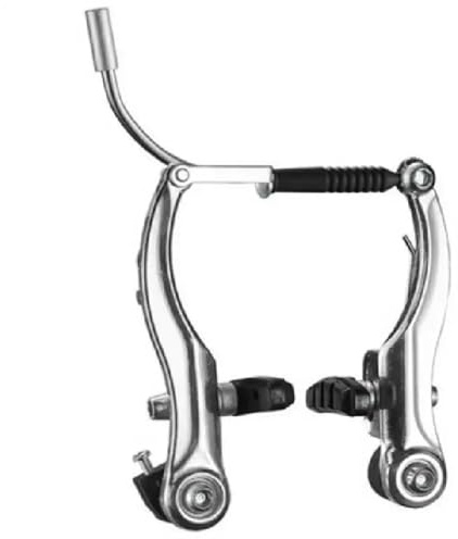 ARUPMN Fahrrad Trommelbremsensatz V Bremsen Vorne Hinten Bremssattel Werkzeug Teile Set Bremssattel Radfahren Kit Für MTB BMX Klapp Straße Mountainbike Hinterrad Brems Trommel(Silver)
