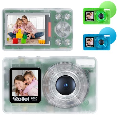 Rollei Cámara Digital 48MP 4K Rollei Compactline Pocket Transparente