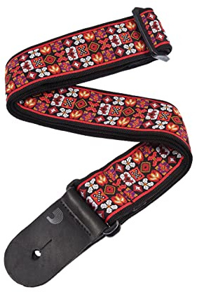 D'Addario Accessories Gitarrrem – Gitarrtillbehör – Elgitarrrem, Akustisk Gitarrrem, Akustisk Elgitarrrem & Basgitarr Rem – Vävd – Saugerties