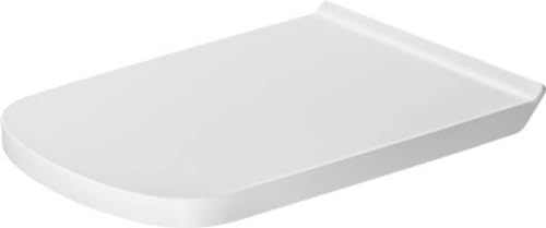 Duravit 62310000 WC-Sitz DURASTYLE VITAL (lang) weiss mit Deckel und Scharnieren aus Edelstahl