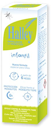 HALLEY Repelente Insectos Spray Infantil Eficaz Antimosquitos | Especial Niños