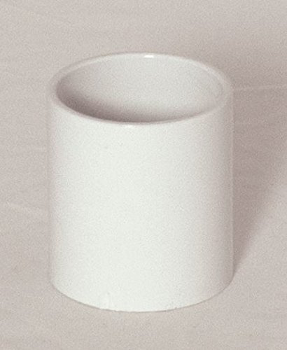 Solvent Weld White 50mm (56mm) Waste Pipe Coupling - Pack of 5