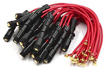 Sourcingmap Lederpolster 5 x 20 mm AGC Sicherungshalter Inline Schraube Typ Connector-Kabel für Auto