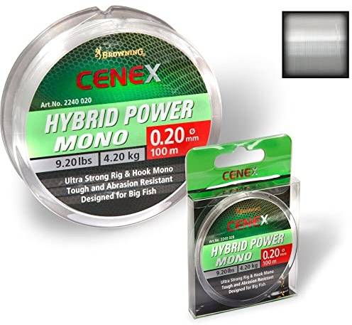 Ø0,18mm Cenex Hybrid Power Mono 100m 3,90kg,8,50lbs transparent