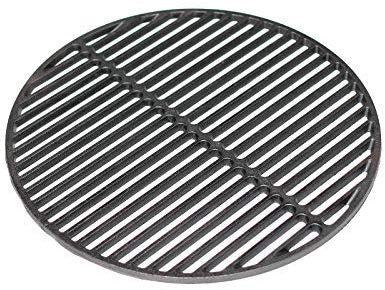 YNNI KAMADO Parrilla redonda de hierro fundido de 46,5 cm, resistente, 5,7 kg, para barbacoa TQZW21