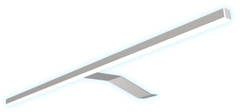 kalb Material für Möbel LED garderob bygglampa skåpbelysning set om 1 – 4 krom/silvergrå 600 mm, yta: förkromad, urval: set om 1 neutralvit