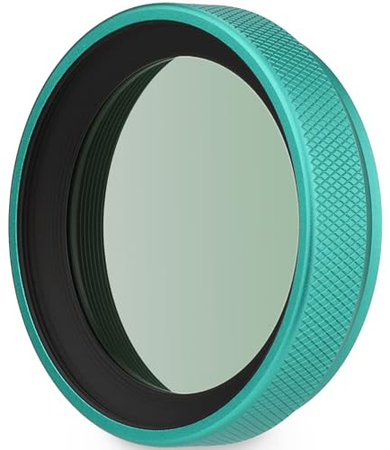 Haoge LUV-X54L Metall Gegenlichtblende Sonnenblende mit MC UV Filter Ultraviolett Schutzfilter für Fujifilm X100VI Fuji FinePix X100V Kamera Objektiv Grün