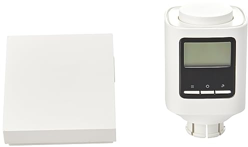 Nityam Smart Verbundener Thermostatventilkopf, Verbundener Ventilkopf + Gateway-Kit, Thermostatkopf für Heizkörper, Intelligentes LCD-Display Programmierbarer Raumtemperaturregler