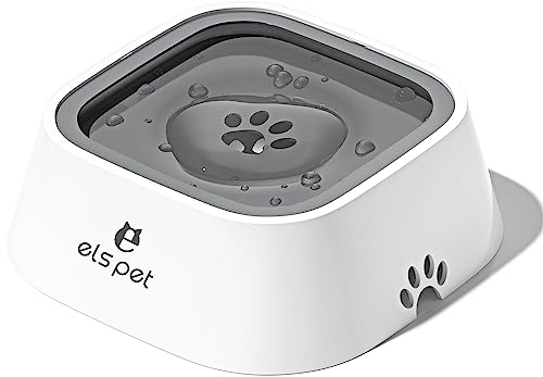 ELS PET Wassernapf für Hunde: 1L Auslaufsicher Trinknapf Hund Fressnapf Unterwegs, Anti-Schwapp Hundenapf Reisen für Haustiere & Innen & Draußen & Auto
