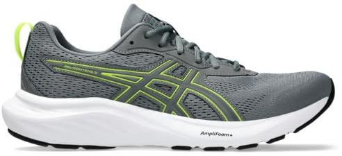 Asics Gel-Contend 9, Sneaker herr, 39 EU, Stålgrå säkerhetsgul, 39 EU