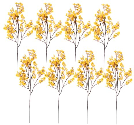 ORFOFE 8stücke Künstliche Blumen Gypsophila Schleierkraut Für Hochzeit Dekoration Bouquet Tisch Mittelstücke DIY Blumenstrauß Falsche Blumen Blumenstrauß Dekoration