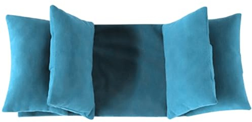 XUEYEGONGJI Keilkissen zum Schlafkopf positionieren Nackenstütze Kissen mit abnehmbaren Kissen bettlägerig Halsstützkissen zum Schlafen