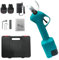 Tijeras de Podar Electricas 28mm, Cortador Eléctrico de Ramas Inalámbrica Profesional 16.8v, 2x3000mAh Bateria, para Jardinería, Árboles Frutales, Viñedos, Huertos