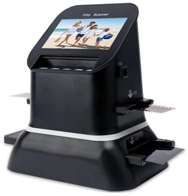 Scanner Per Diapositive Di Pellicole Digitali Da 4,3 Pollici, Scanner Per Pellicole Ad Alta Risoluzione Da 22 MP, Conversione Di 35 Mm, 135.126.127 Negativi E Diapositive In Jpeg Digitale, Per Casa