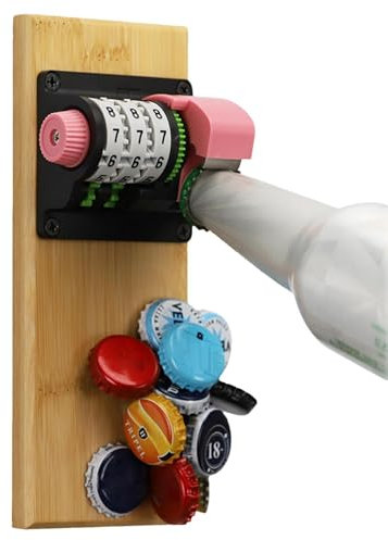 Apribottiglie con bancone – magnetico decorativo a parete – strumento apribottiglie – apribottiglie per bibite, soda, apribottiglie universale per aste, cabine, hotel