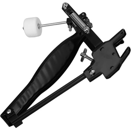 LOLIPPYY Schwarzes Pedalzubehör mit Vielseitiger Funktion und Einfacher Installation aus Aluminiumlegierung für Schlagzeug Geeignet für Anfänger und Professionelle Schlagzeuger