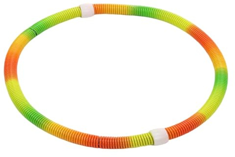 Fenteer Cerchio da Fitness in PVC con Molla, per Interni ed Esterni, per Allenamento e Ginnastica, Cerchio Appesantito