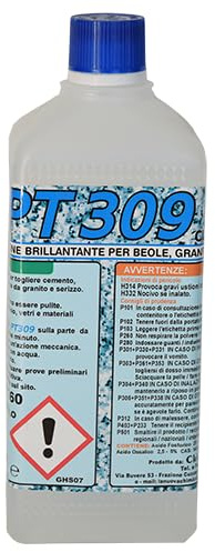 PT309 Disincrostante Antiruggine per Granito e Beole, Rimozione Cemento e Ruggine, 1 kg Made In ITALY