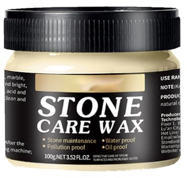 Stone Polishing Care Wax - Marble Floor Polish W-ax Granite PolishWax Quartz Polishing Tool, Portable Waterproof Polisher Cream, Stone Care Products For Marble Furniture Ceramic Tiles Floor