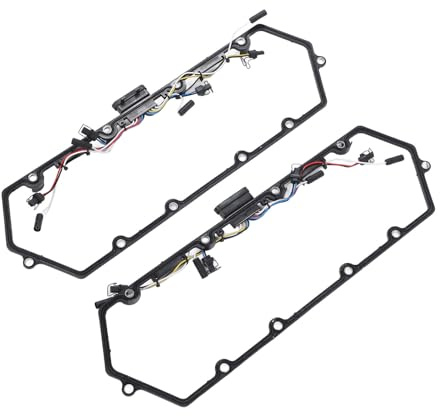Luocute Coperchio Valvola del Cablaggio delle Guarnizioni con relè delle Spine Bagliore, Tappi Bagliori di Accensione di Sostituzione Automobilistica Compatibili con Motori E -250 E