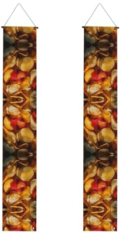 Veranda-Banner mit Kartoffelchips-Druck, Outdoor-Banner, Thanksgiving-Dekorationen, für alle Feiern