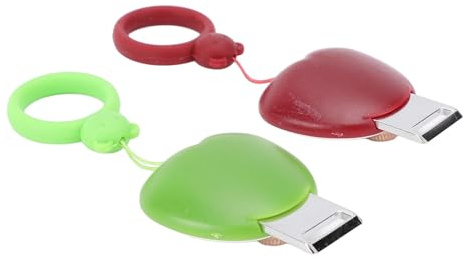 Walmeck Pelafrutta con Impugnatura Ergonomica, Strumento Portatile per Sbucciare Verdure, per Carote, Cetrioli, Patate, Gadget da, Facile da Riporre e Trasportare, Questo Pelafrutta è