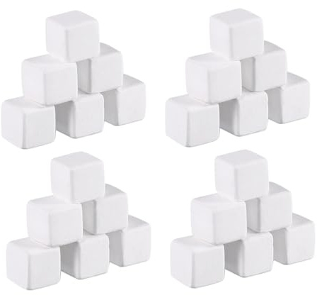 TOGEVAL 30 Blocchi Minerali per Rettili Bianco per Lucertola e Tartaruga Integratore Fondamentale per Rinforzare Difese Immunitarie e Cura Dentale
