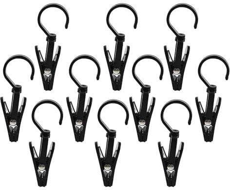 Anillos de cortina con Clips, 100 Uds., ganchos for colgar ropa, aro for cortinas ventana perchas