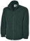 Adults Classic Full Zip Fleece Jacket Bottle Green XL