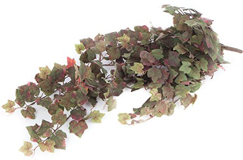 Factory Direct Craft Cascading Muted Artificial Tuscan Grape Leaf Bush for Embellishing Home and Event Decor