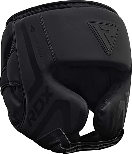 RDX Protège-tête rembourré pour entraînement de Boxe pour Le Visage, Les Joues et Les Oreilles de Protection pour Le Visage