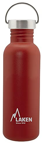 laken Bot. ac. inox Basic 750ml S/S tapón - Rojo