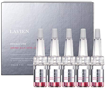 LAVIEN Medinic Line Amino Silk Skin Ampoule - Concentrated Serum Ampoule with Hydrolyzed Collagen, Fine Lines and Wrinkles Improvement for All Skin Types