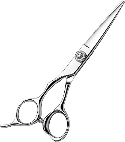 AOLANDUO Linkshänder-Friseurschere 5,5 Zoll – Exklusiv für Linkshänder entwickelt, Japanischer VG10-Stahl, CNC-Pivot, Ergonomischer Offset-Griff für Barbier & Stylist