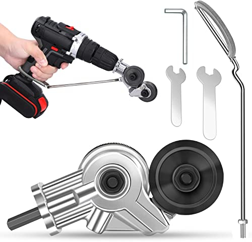 Elektrischer Bohrplattenschneider Blech Metal Nibbler Elektrischer Metallknabber Metall Blechschneider zum Schneiden von Metallblech Präzises Schneiden Tragbares Blech Schneiden Werkzeug